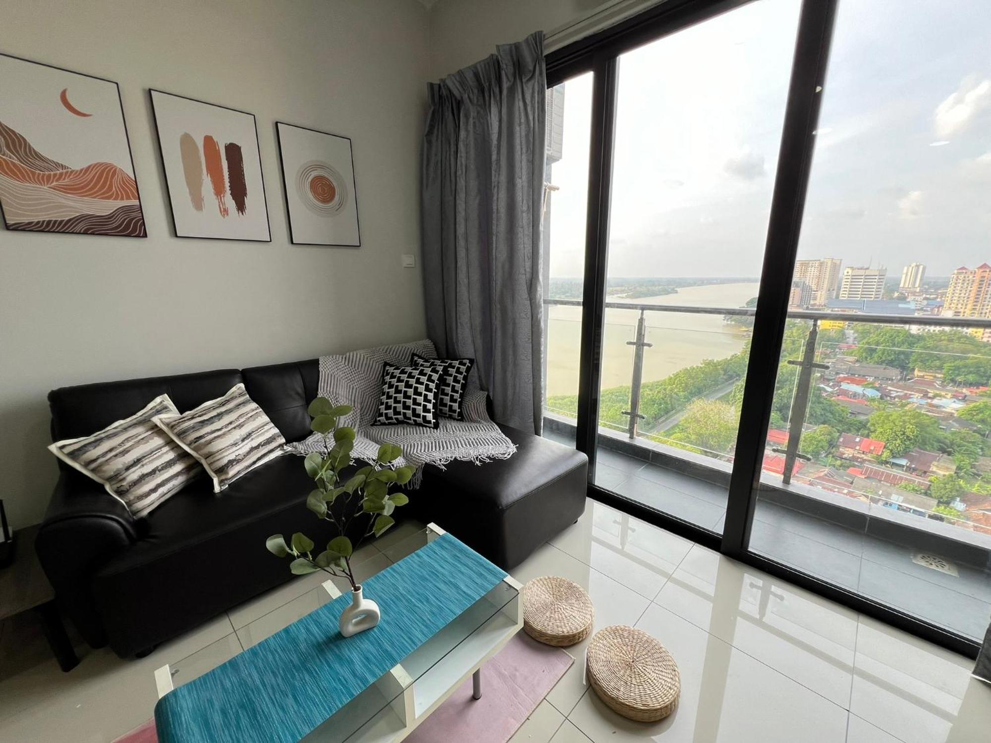 Riverview 8pax 2br In Kbtown Wi-fi, A-11-3a Apartment *